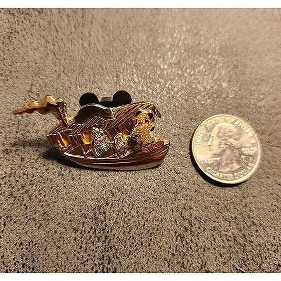 Disneyland 50th Anniversary Golden Vehicles Pins - Picture 5 of 8